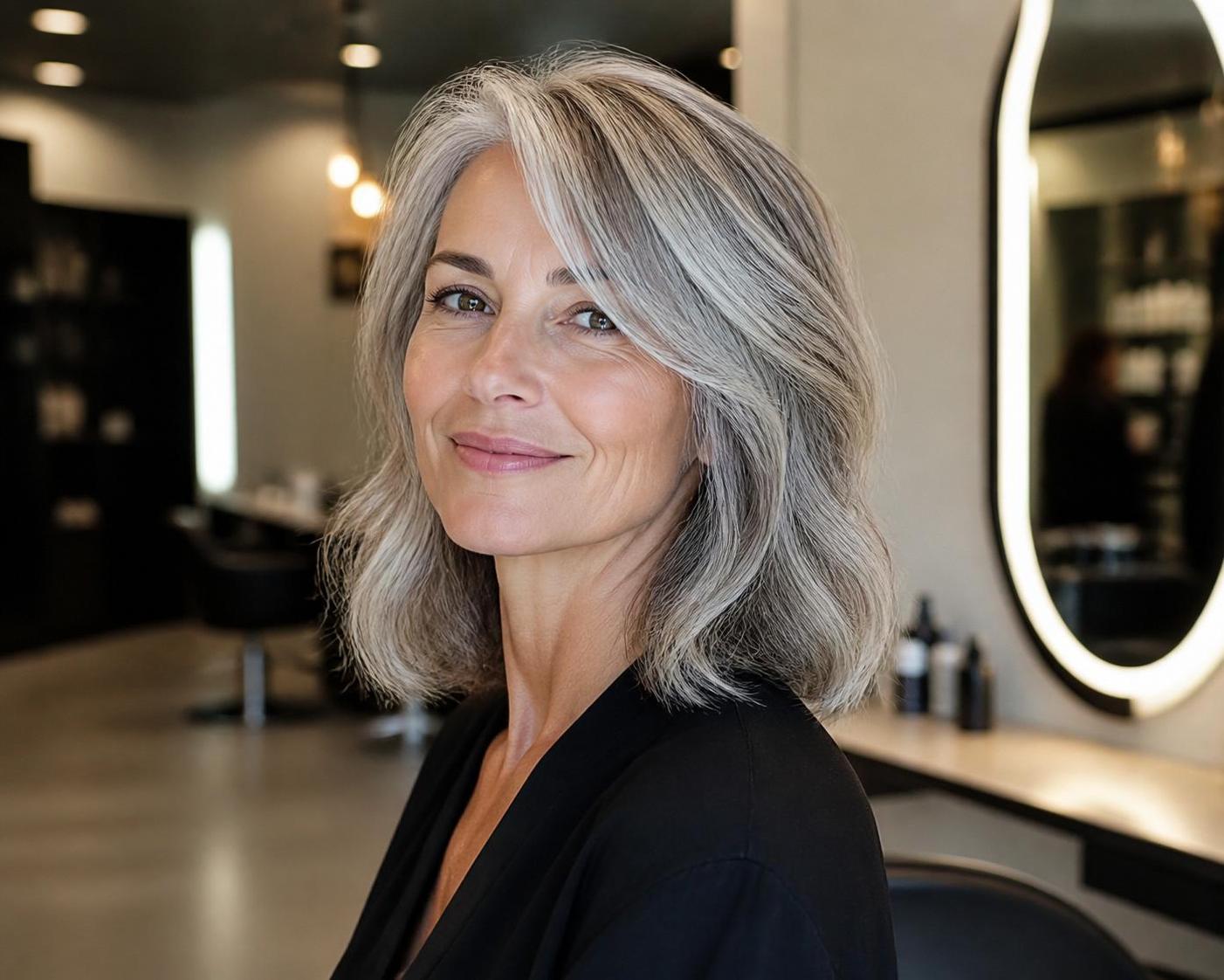 découvrez comment sublimer vos cheveux gris avec un balayage élégant pour un style naturel et raffiné. astuces et conseils pour valoriser votre couleur avec sophistication.