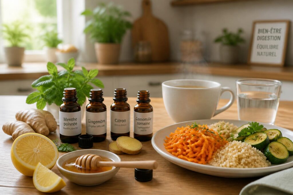 découvrez comment utiliser les huiles essentielles pour faciliter la digestion et apaiser les troubles gastriques. apprenez quelles associations privilégier pour soulager naturellement votre estomac.