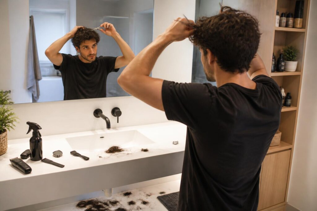 découvrez nos astuces pratiques pour réussir à vous couper les cheveux seul chez vous et obtenir un résultat propre et net facilement.