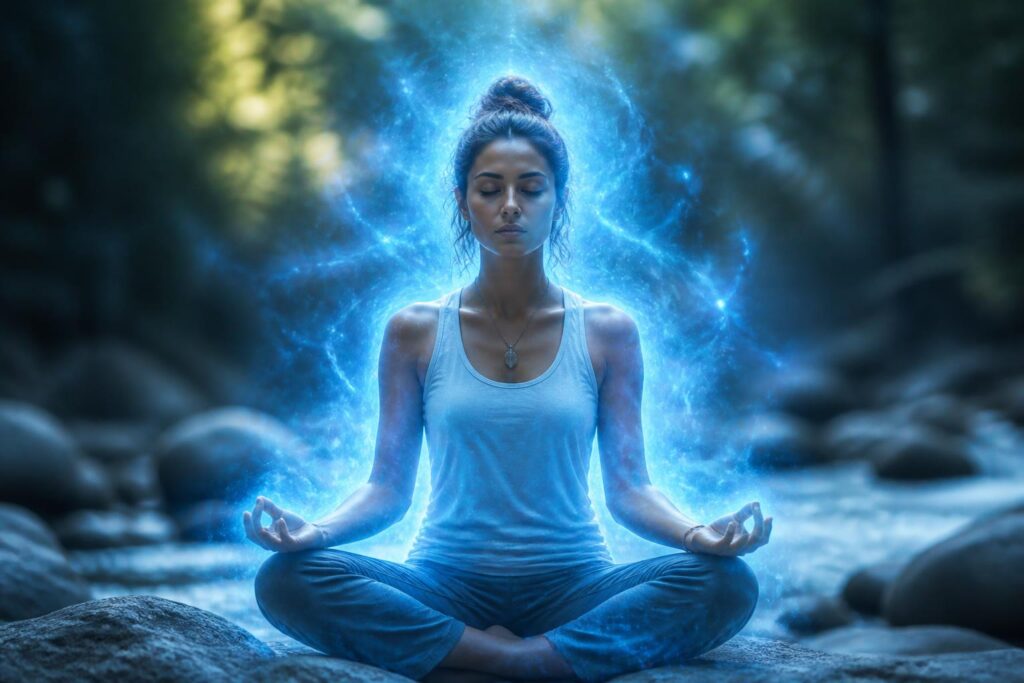 découvrez la signification de l'aura bleue et ce qu'elle révèle sur votre énergie intérieure, votre calme, votre intuition et votre communication.