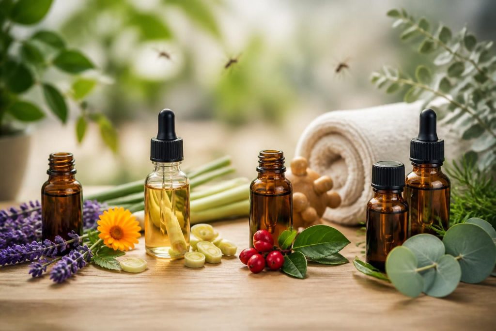 découvrez les meilleures huiles essentielles adaptées à vos besoins spécifiques : soin de la peau, répulsif moustique, soulagement de la sciatique et bien plus encore.