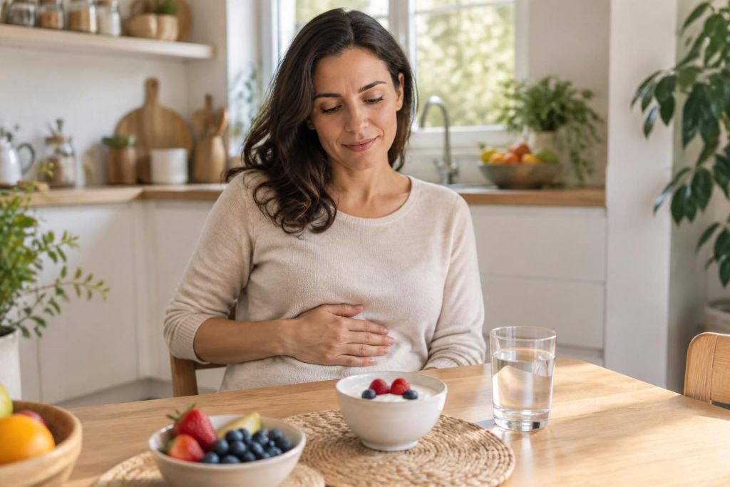 découvrez comment les probiotiques peuvent aider à réduire les ballonnements, apaiser les gaz et favoriser une digestion plus confortable.