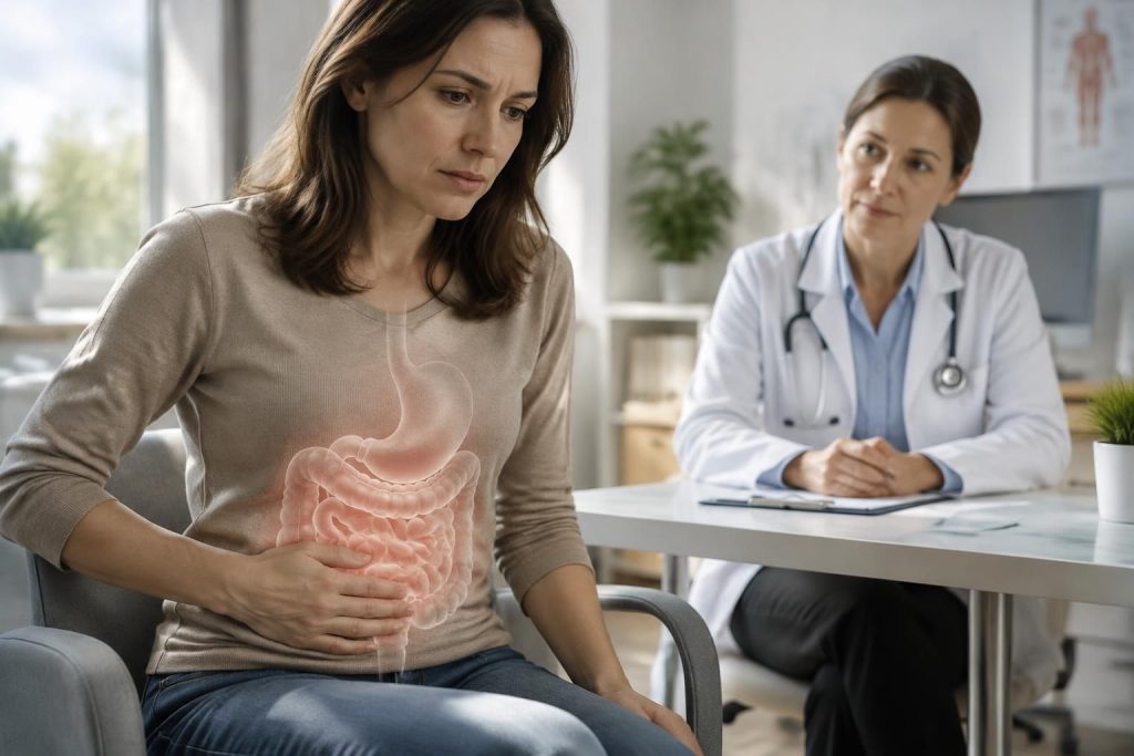 ballonnements, troubles digestifs, fatigue : découvrez les signes parfois associés à une candidose intestinale et sachez quand consulter.