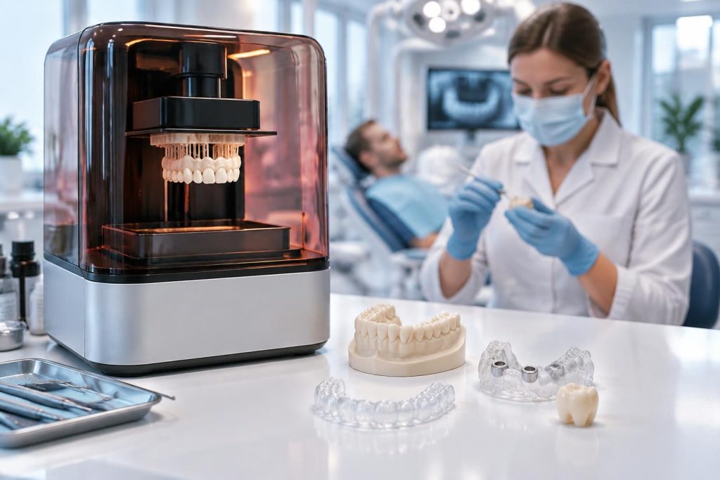 découvrez la technologie sprintray en impression 3d dentaire et ses applications pour concevoir des solutions de soins dentaires précises et personnalisées.