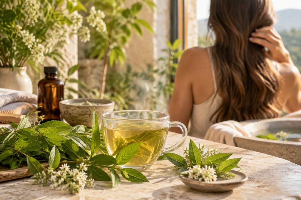 découvrez les bienfaits de la verveine pour le confort digestif, la peau et les cheveux, ainsi que ses usages et les précautions à connaître.